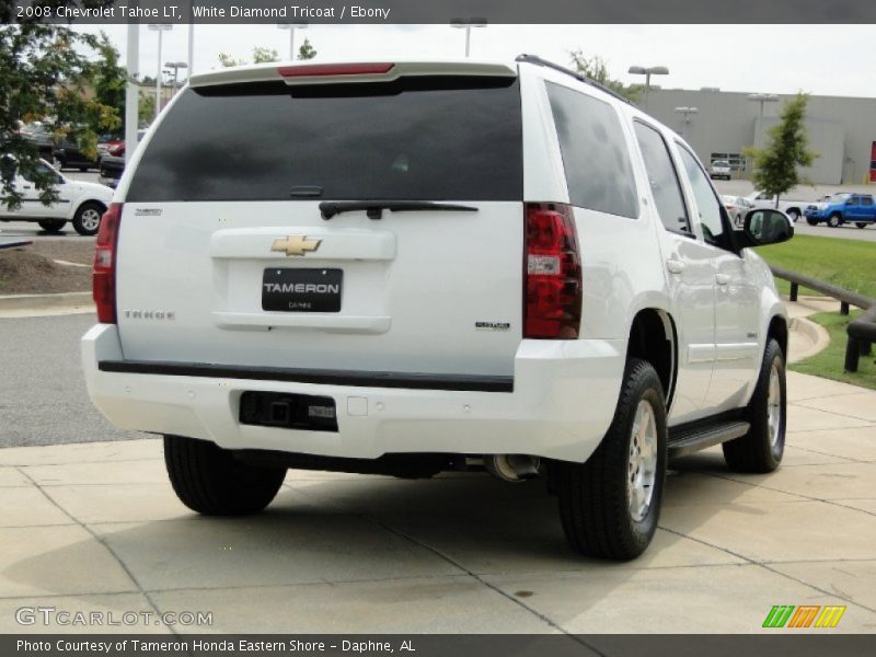 White Diamond Tricoat / Ebony 2008 Chevrolet Tahoe LT