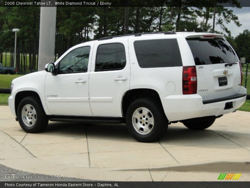 White Diamond Tricoat / Ebony 2008 Chevrolet Tahoe LT