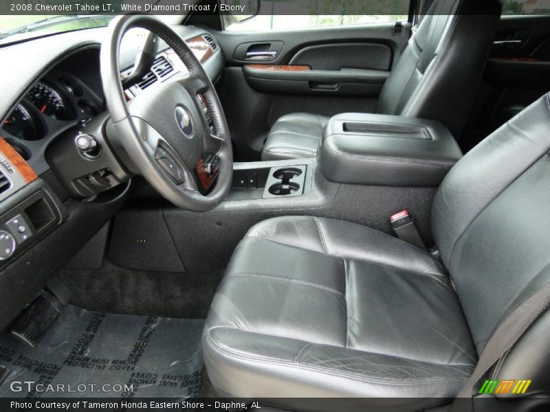 White Diamond Tricoat / Ebony 2008 Chevrolet Tahoe LT