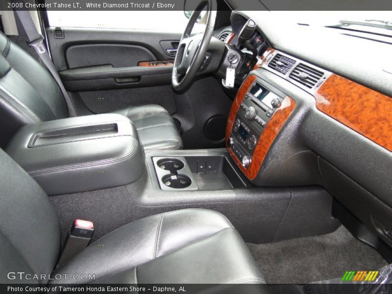 White Diamond Tricoat / Ebony 2008 Chevrolet Tahoe LT