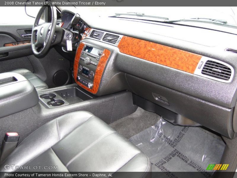 White Diamond Tricoat / Ebony 2008 Chevrolet Tahoe LT