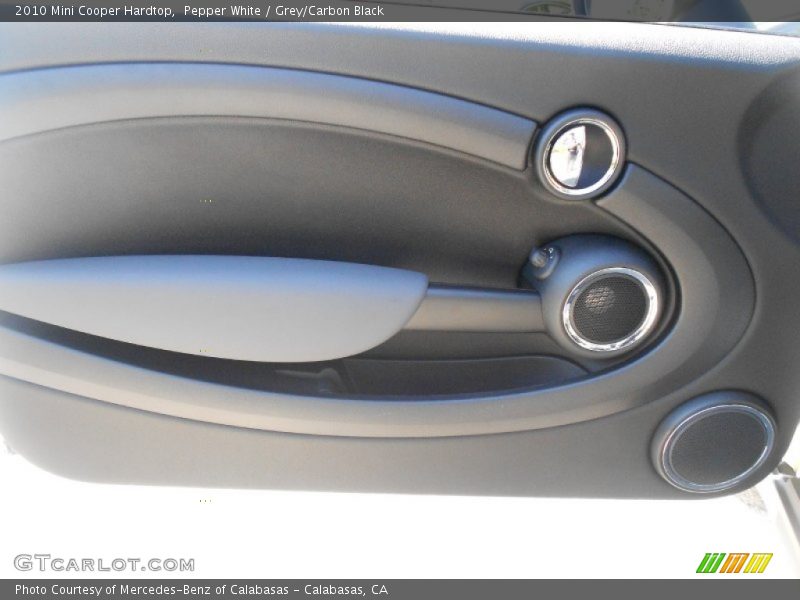 Pepper White / Grey/Carbon Black 2010 Mini Cooper Hardtop
