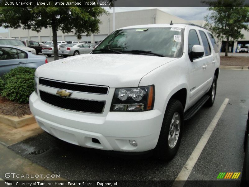 White Diamond Tricoat / Ebony 2008 Chevrolet Tahoe LT