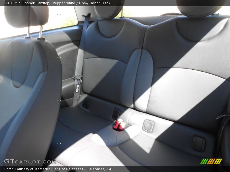 Pepper White / Grey/Carbon Black 2010 Mini Cooper Hardtop