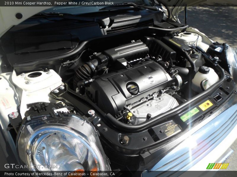 Pepper White / Grey/Carbon Black 2010 Mini Cooper Hardtop