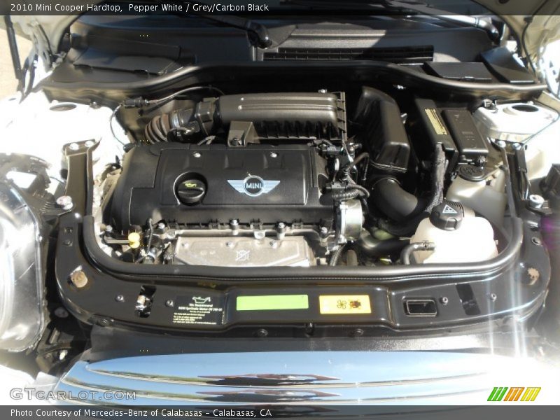 Pepper White / Grey/Carbon Black 2010 Mini Cooper Hardtop