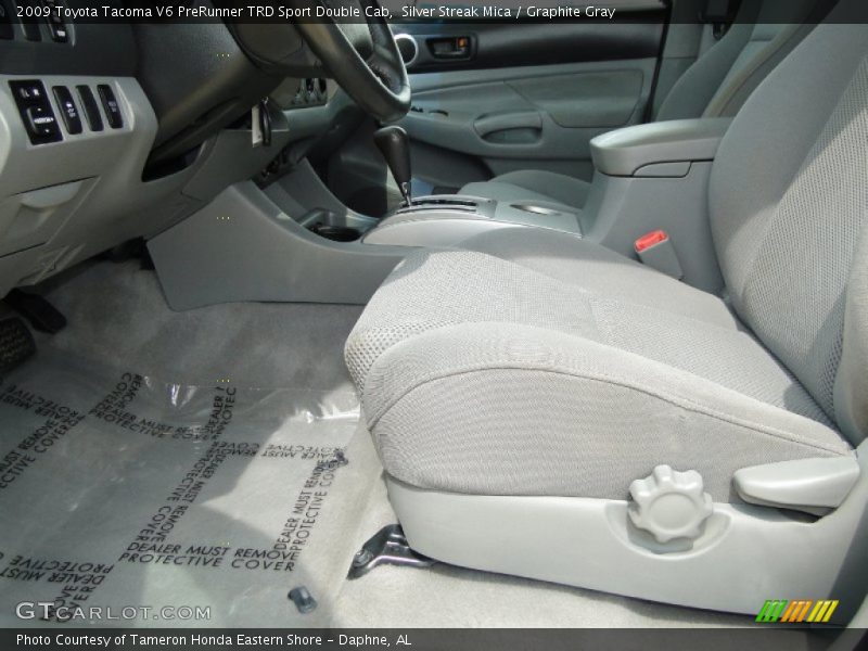 Silver Streak Mica / Graphite Gray 2009 Toyota Tacoma V6 PreRunner TRD Sport Double Cab