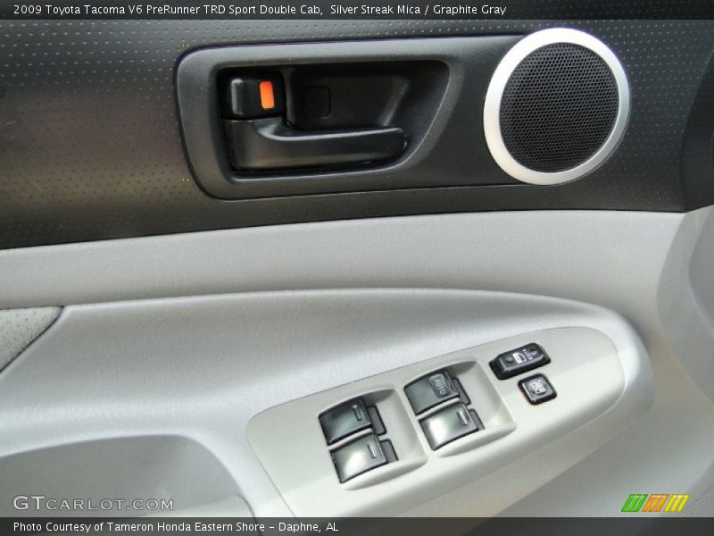 Silver Streak Mica / Graphite Gray 2009 Toyota Tacoma V6 PreRunner TRD Sport Double Cab
