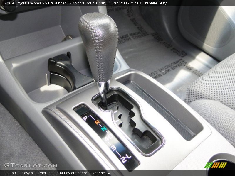 Silver Streak Mica / Graphite Gray 2009 Toyota Tacoma V6 PreRunner TRD Sport Double Cab