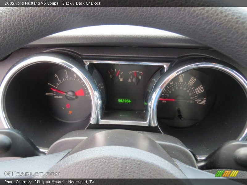 Black / Dark Charcoal 2009 Ford Mustang V6 Coupe