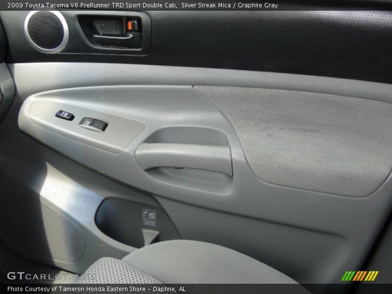 Silver Streak Mica / Graphite Gray 2009 Toyota Tacoma V6 PreRunner TRD Sport Double Cab