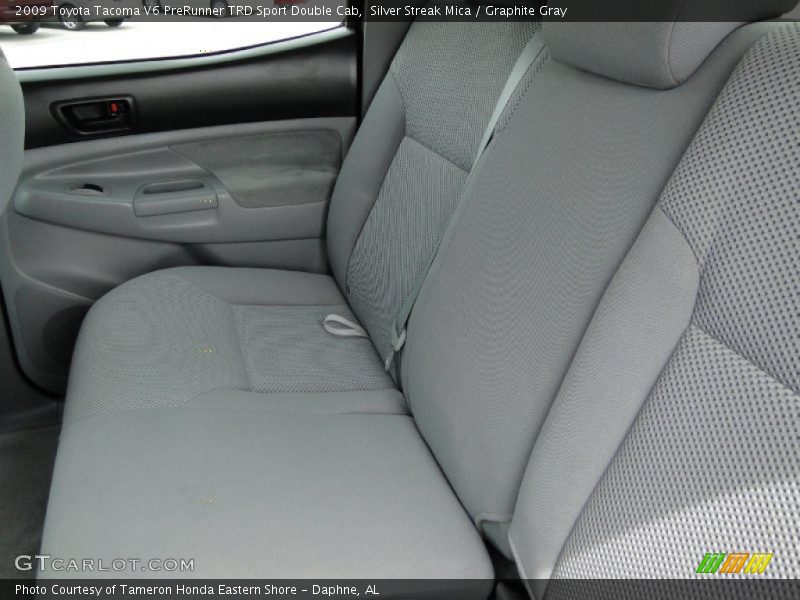 Silver Streak Mica / Graphite Gray 2009 Toyota Tacoma V6 PreRunner TRD Sport Double Cab