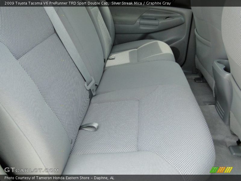 Silver Streak Mica / Graphite Gray 2009 Toyota Tacoma V6 PreRunner TRD Sport Double Cab