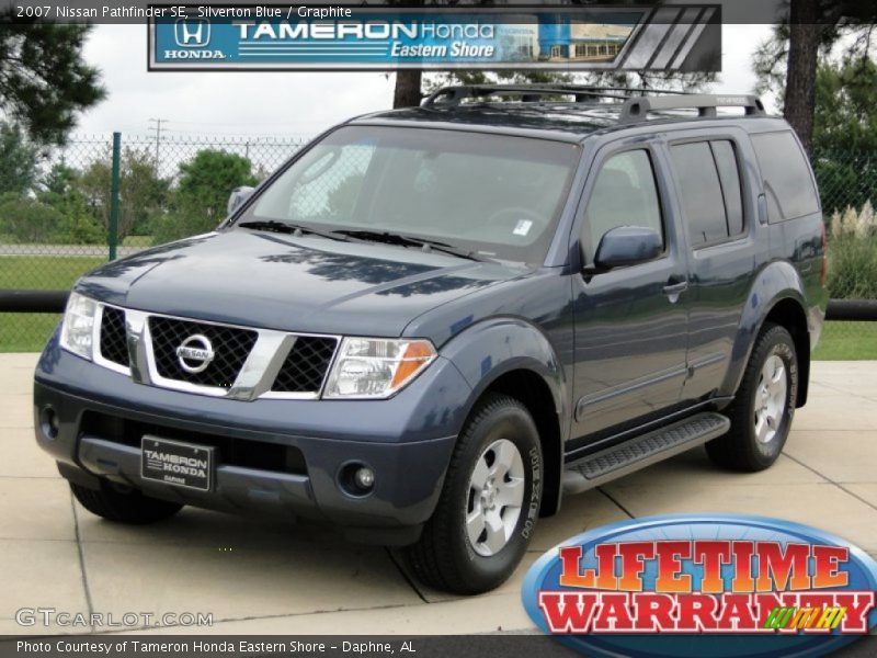 Silverton Blue / Graphite 2007 Nissan Pathfinder SE