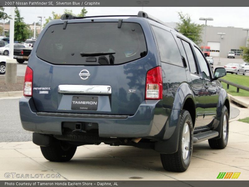 Silverton Blue / Graphite 2007 Nissan Pathfinder SE