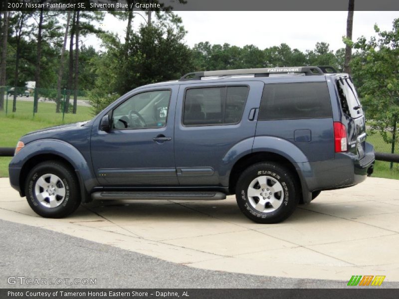 Silverton Blue / Graphite 2007 Nissan Pathfinder SE