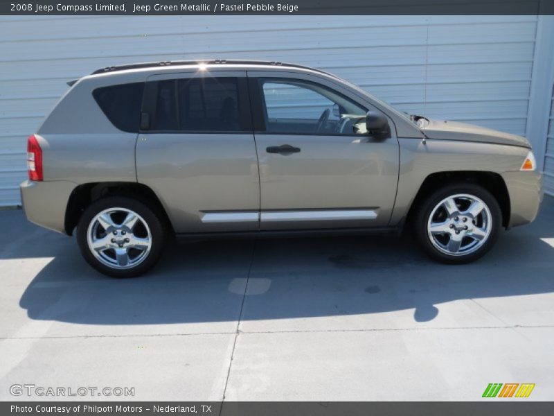 Jeep Green Metallic / Pastel Pebble Beige 2008 Jeep Compass Limited