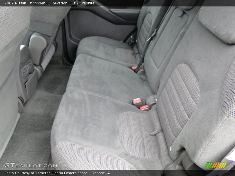 Rear Seat of 2007 Pathfinder SE