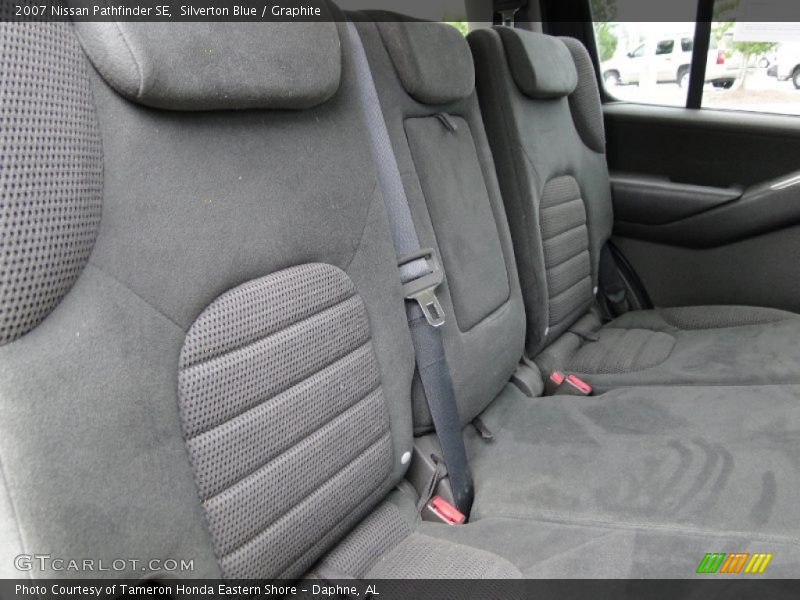 Rear Seat of 2007 Pathfinder SE