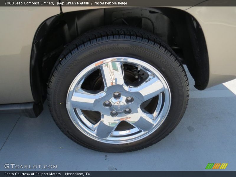 Jeep Green Metallic / Pastel Pebble Beige 2008 Jeep Compass Limited