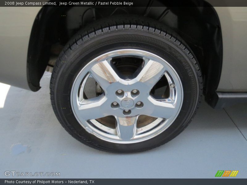 Jeep Green Metallic / Pastel Pebble Beige 2008 Jeep Compass Limited