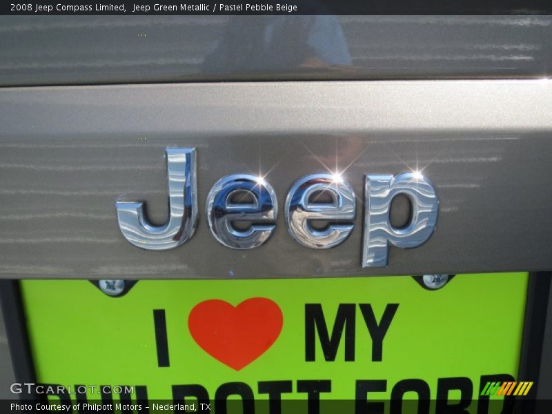 Jeep Green Metallic / Pastel Pebble Beige 2008 Jeep Compass Limited