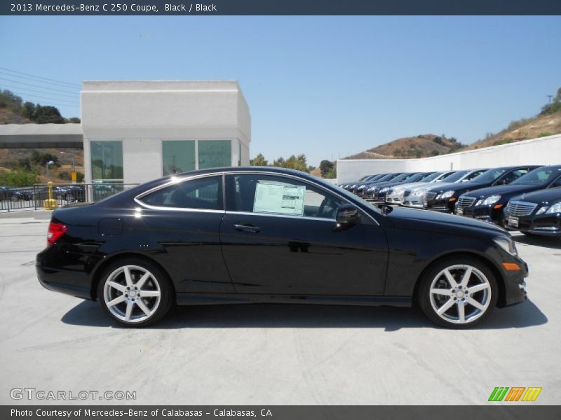 Black / Black 2013 Mercedes-Benz C 250 Coupe