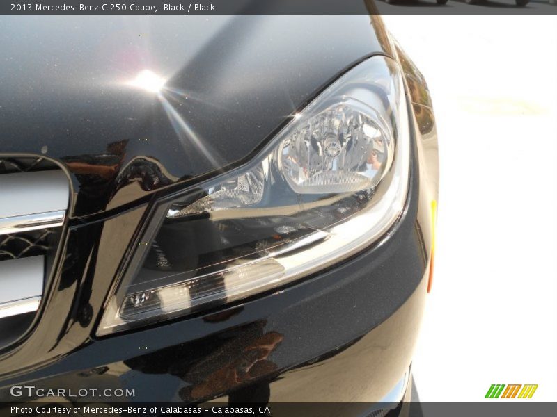 Black / Black 2013 Mercedes-Benz C 250 Coupe