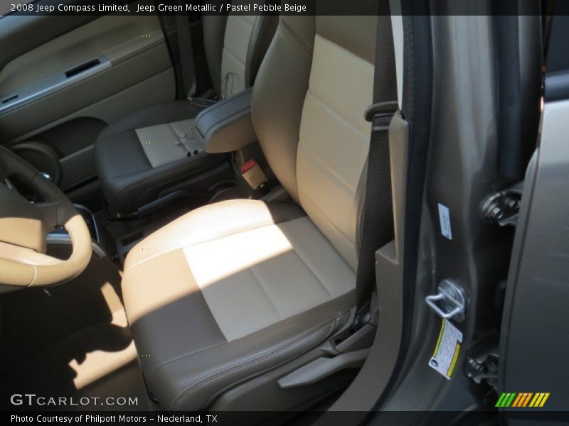 Jeep Green Metallic / Pastel Pebble Beige 2008 Jeep Compass Limited