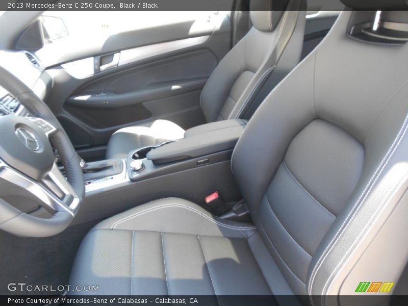 Black / Black 2013 Mercedes-Benz C 250 Coupe