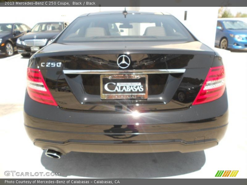 Black / Black 2013 Mercedes-Benz C 250 Coupe