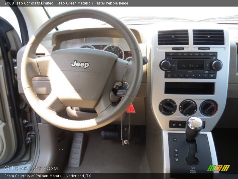 Jeep Green Metallic / Pastel Pebble Beige 2008 Jeep Compass Limited