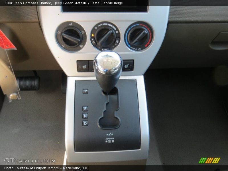 Jeep Green Metallic / Pastel Pebble Beige 2008 Jeep Compass Limited