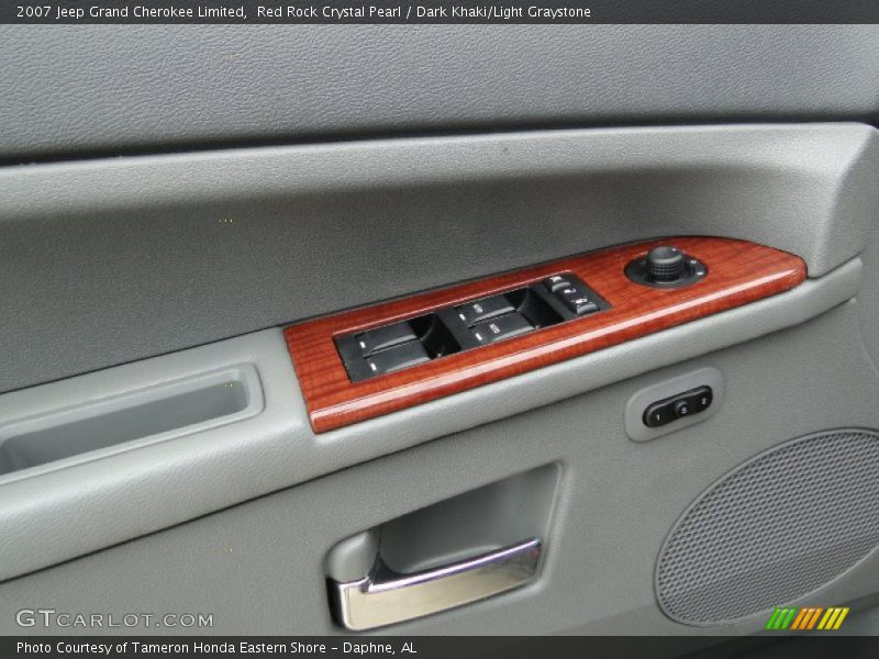 Red Rock Crystal Pearl / Dark Khaki/Light Graystone 2007 Jeep Grand Cherokee Limited