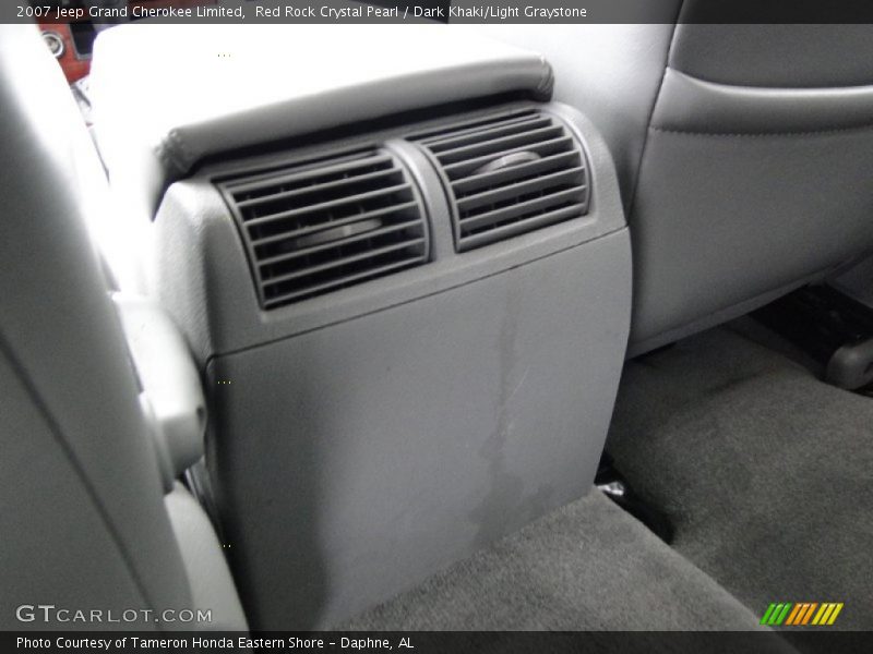 Red Rock Crystal Pearl / Dark Khaki/Light Graystone 2007 Jeep Grand Cherokee Limited