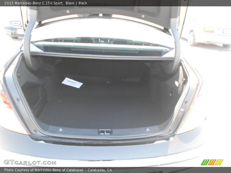 Black / Black 2013 Mercedes-Benz C 250 Sport