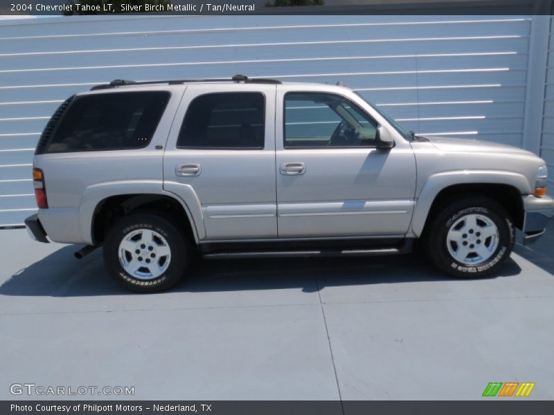 Silver Birch Metallic / Tan/Neutral 2004 Chevrolet Tahoe LT