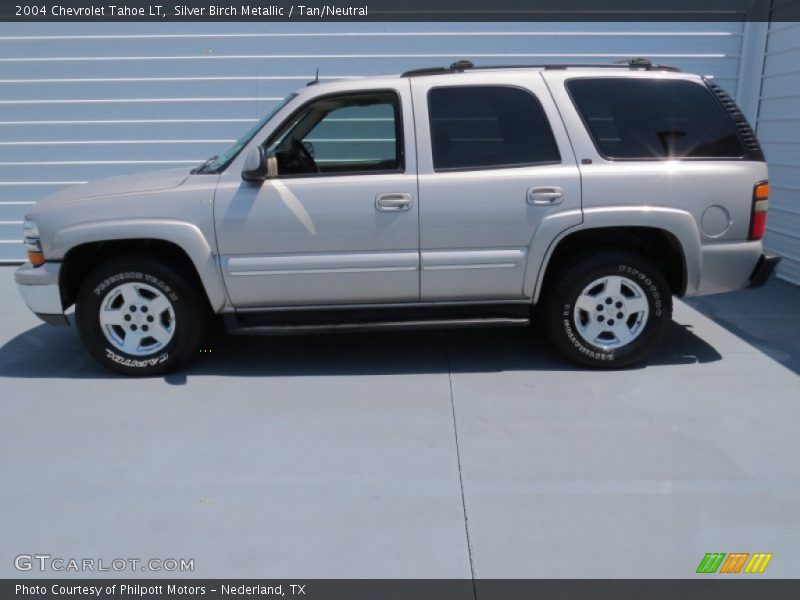 Silver Birch Metallic / Tan/Neutral 2004 Chevrolet Tahoe LT