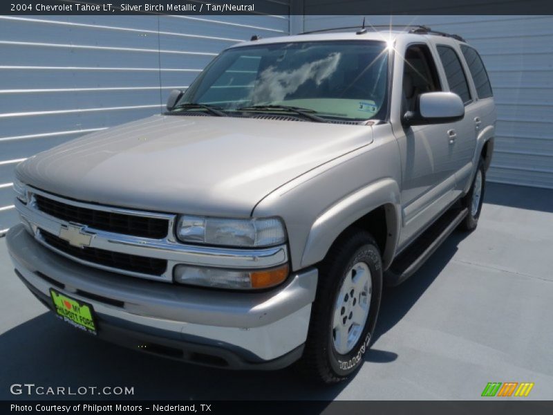 Silver Birch Metallic / Tan/Neutral 2004 Chevrolet Tahoe LT