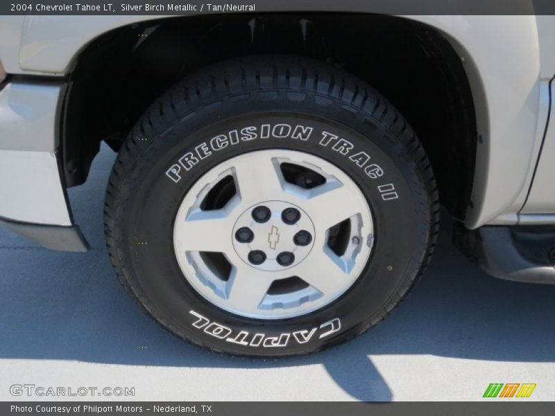 Silver Birch Metallic / Tan/Neutral 2004 Chevrolet Tahoe LT