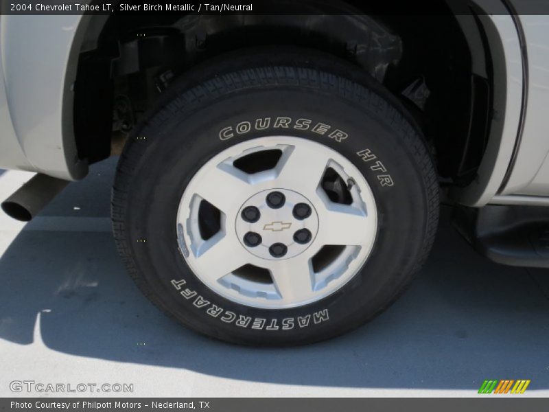 Silver Birch Metallic / Tan/Neutral 2004 Chevrolet Tahoe LT