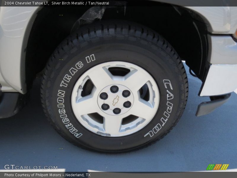 Silver Birch Metallic / Tan/Neutral 2004 Chevrolet Tahoe LT