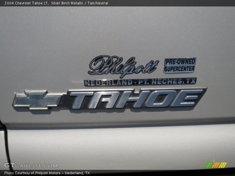 Silver Birch Metallic / Tan/Neutral 2004 Chevrolet Tahoe LT