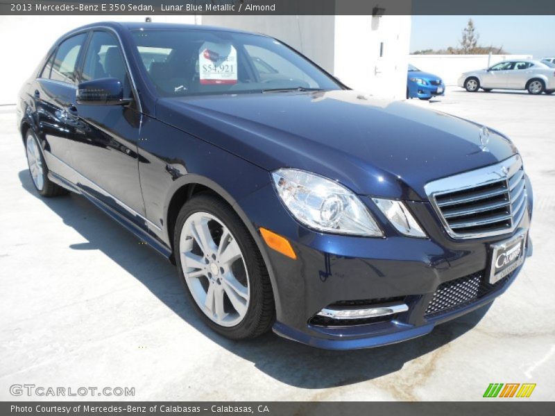 Lunar Blue Metallic / Almond 2013 Mercedes-Benz E 350 Sedan
