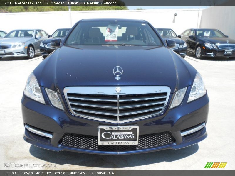 Lunar Blue Metallic / Almond 2013 Mercedes-Benz E 350 Sedan