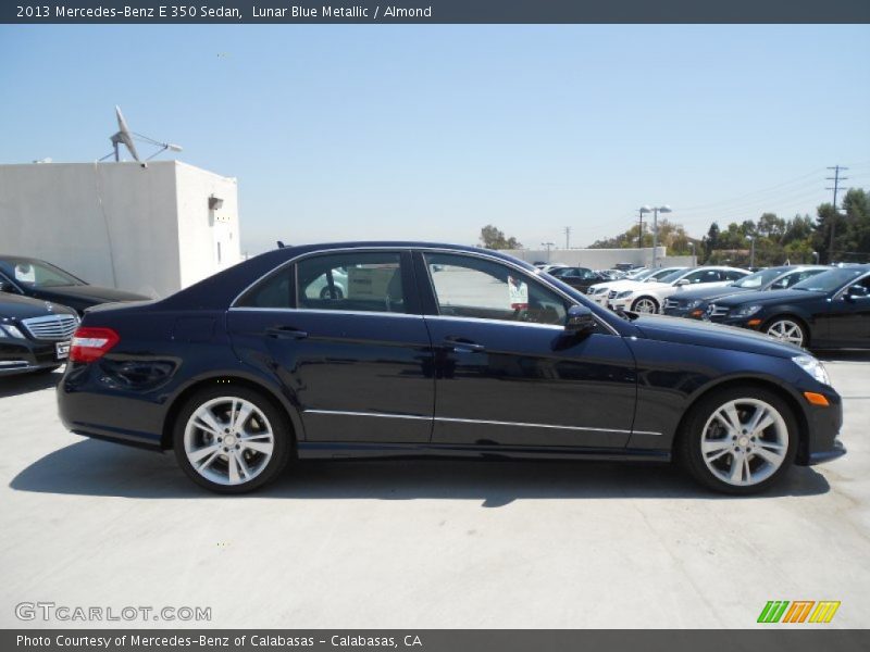 Lunar Blue Metallic / Almond 2013 Mercedes-Benz E 350 Sedan