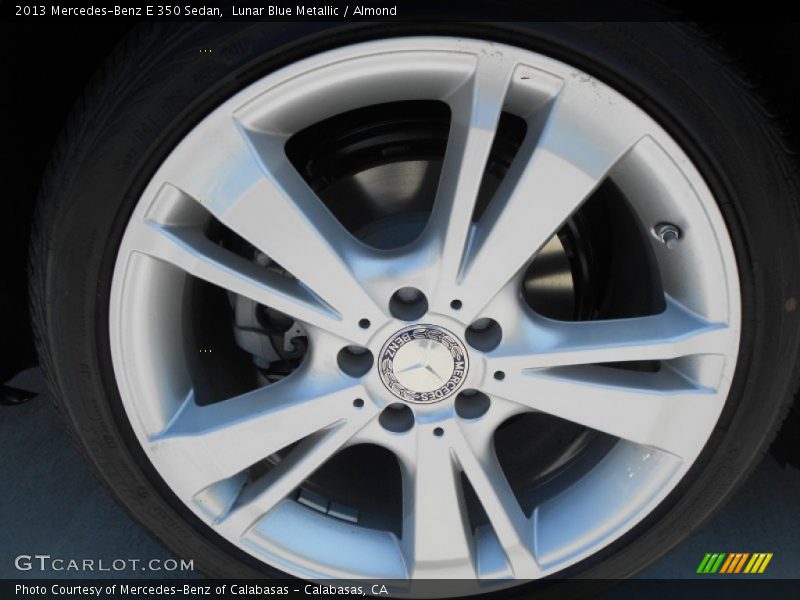 Lunar Blue Metallic / Almond 2013 Mercedes-Benz E 350 Sedan