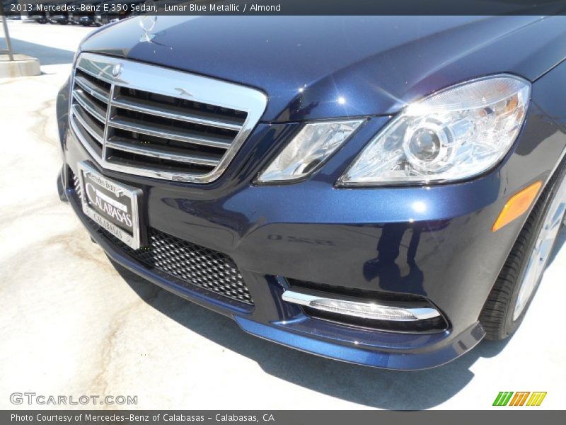 Lunar Blue Metallic / Almond 2013 Mercedes-Benz E 350 Sedan