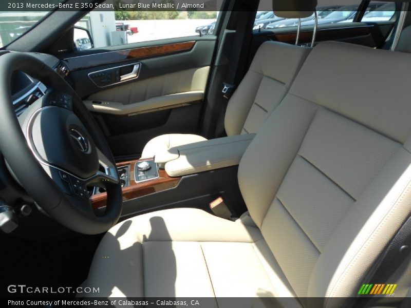 Lunar Blue Metallic / Almond 2013 Mercedes-Benz E 350 Sedan