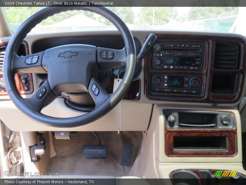 Silver Birch Metallic / Tan/Neutral 2004 Chevrolet Tahoe LT